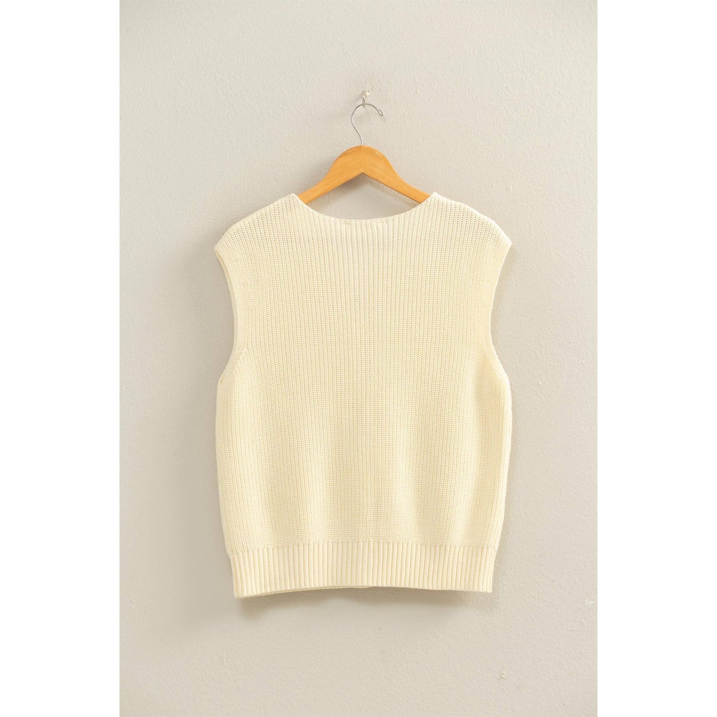 Simply Chic Button Vest