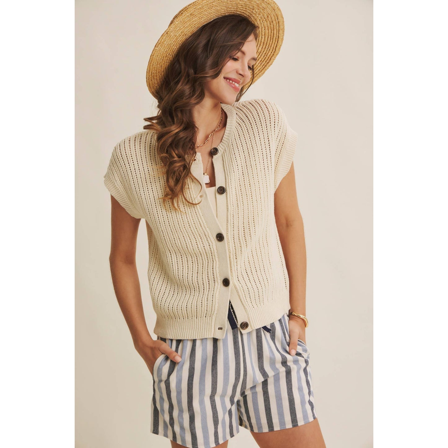 Sandbar Button Front Vest