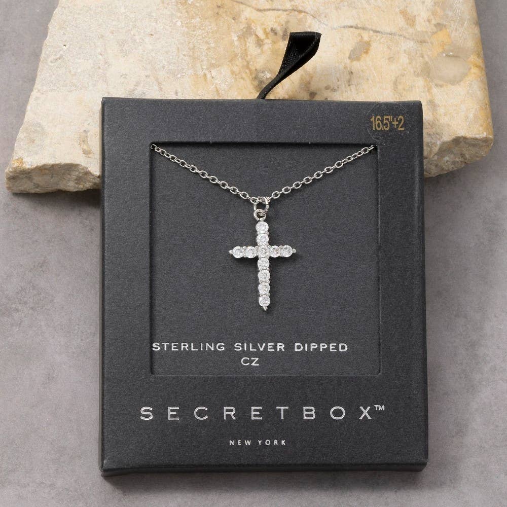 Faithful Spark Cross Necklace