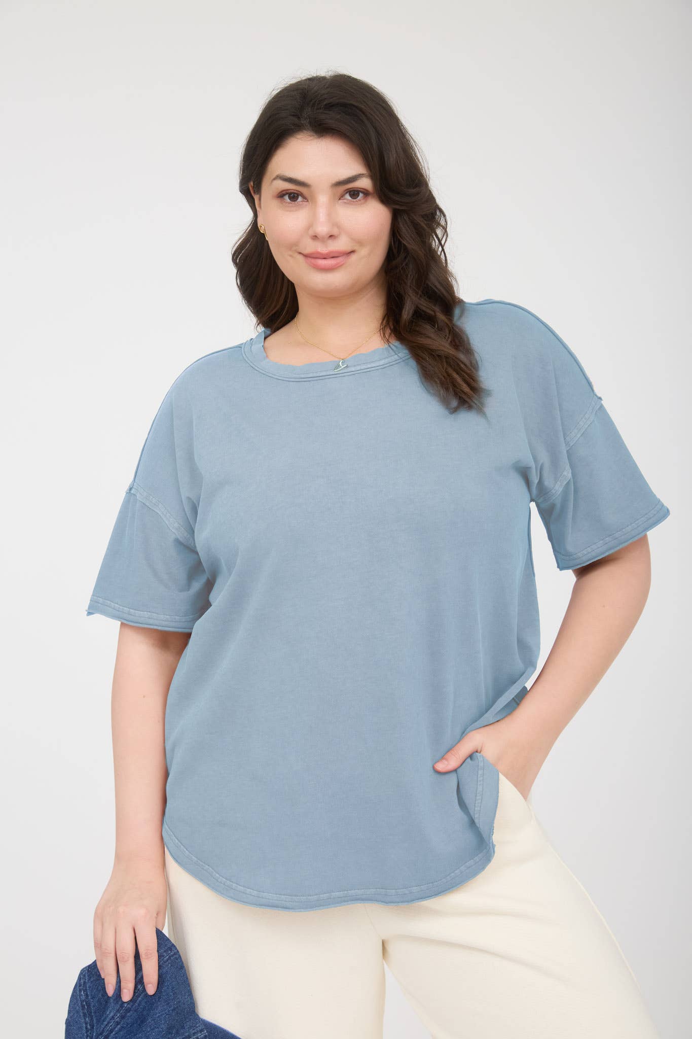 Plus Easy Living Cotton Tee