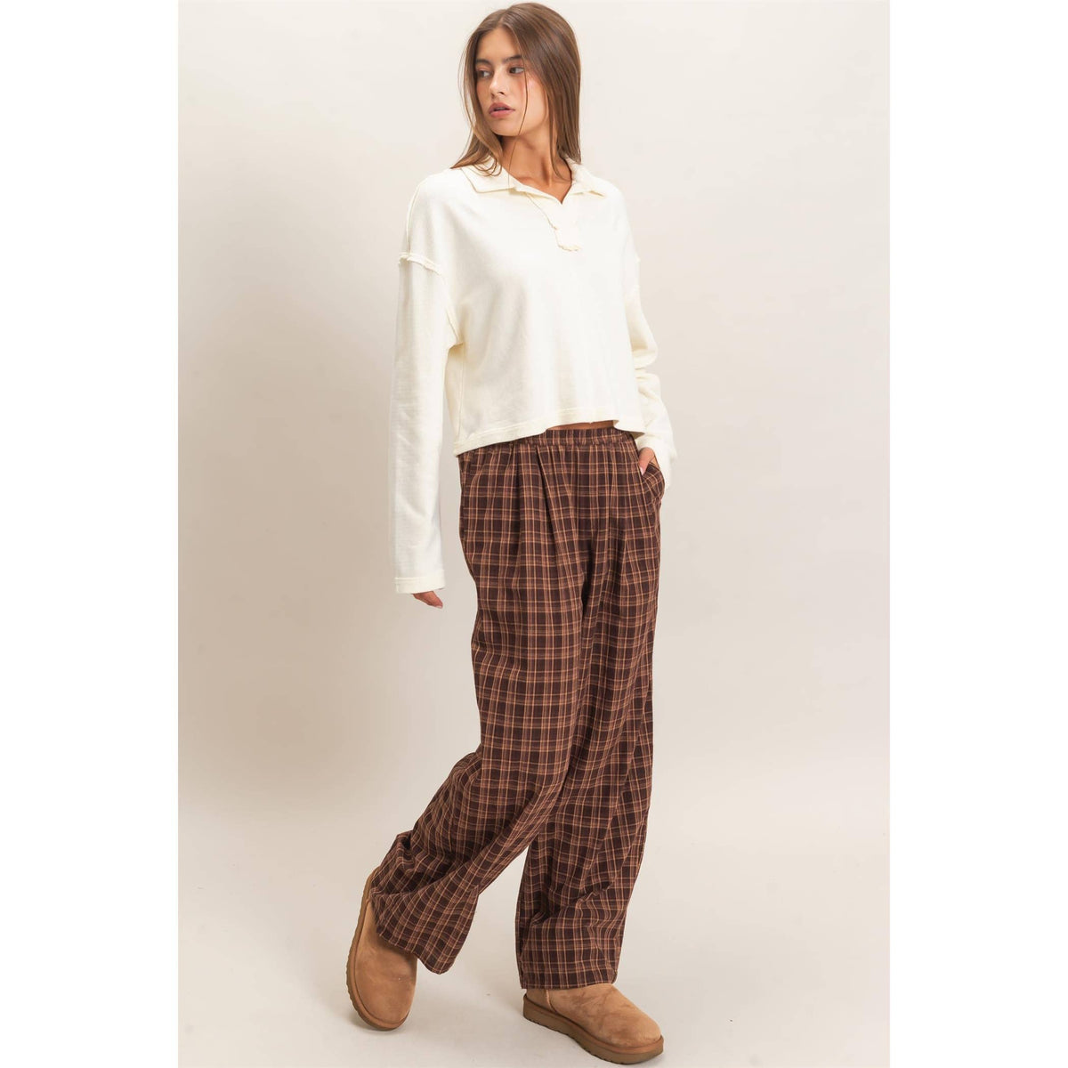 Slow Days Plaid Pants
