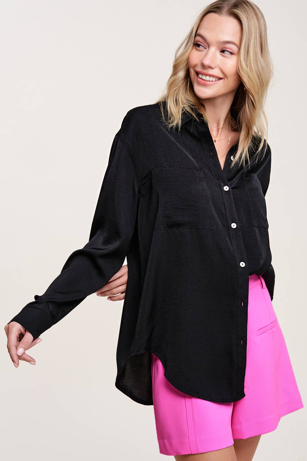 Mollie Button-Up Top | Choose Color