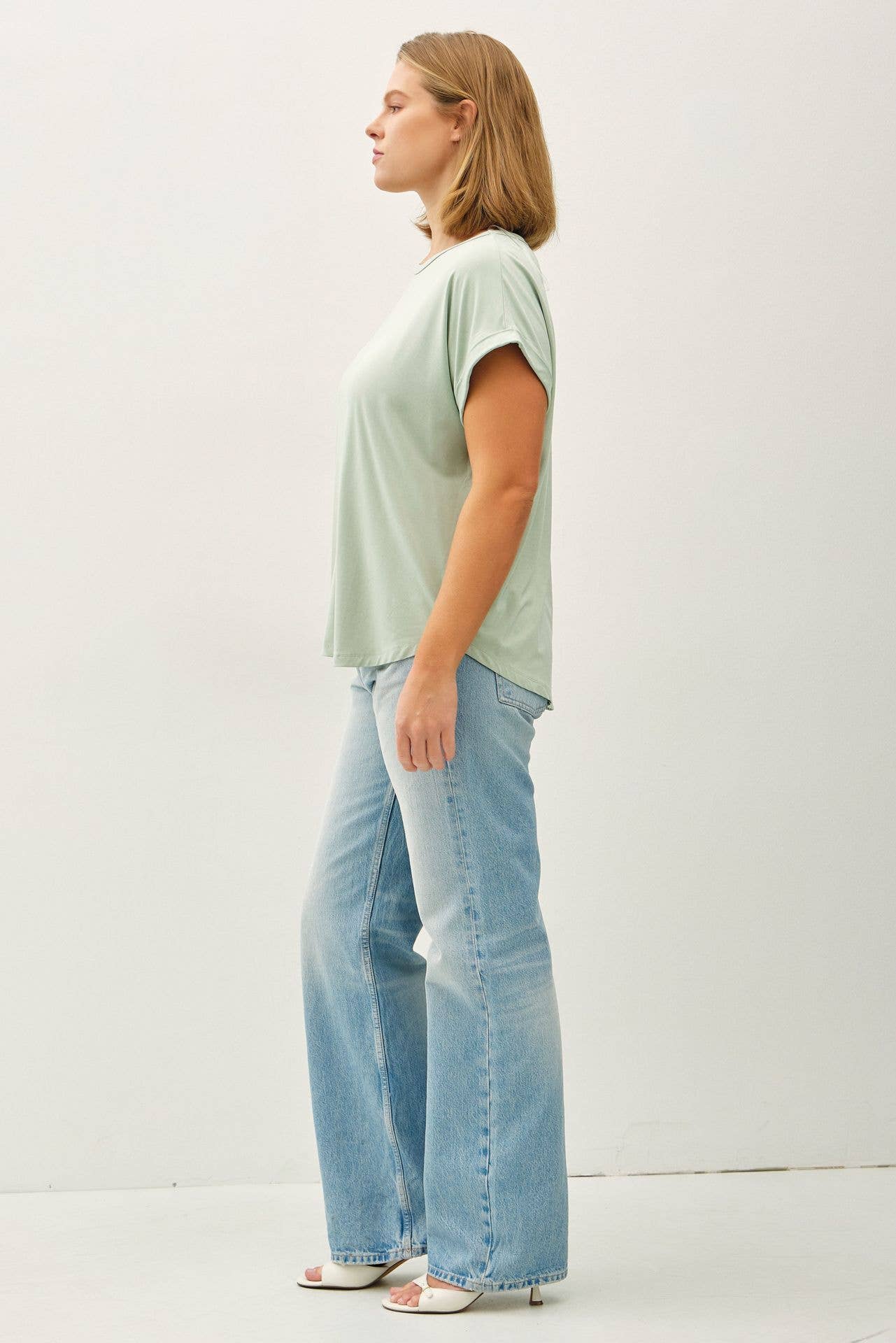 Plus Bamboo Kylen Tee