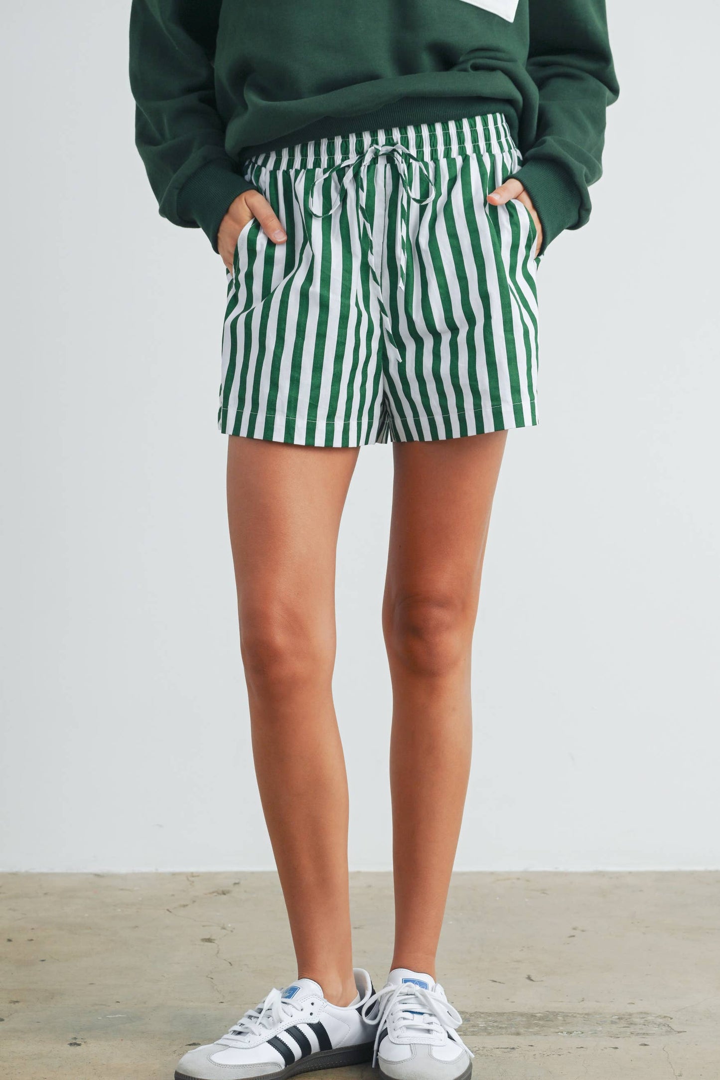 Striped Alina Shorts