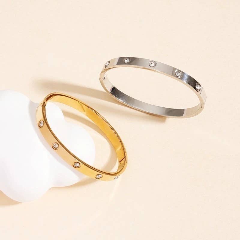Everyday Glow Bangle – Stainless Steel