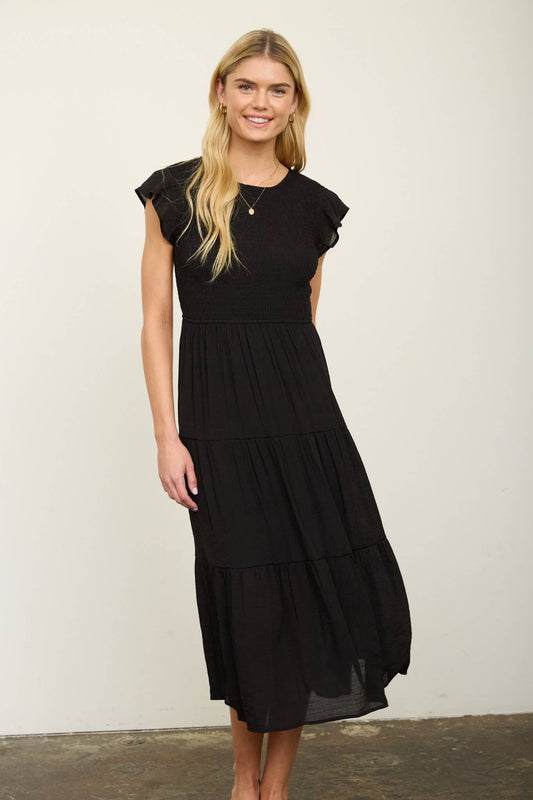 Simply Sweet Tiered Midi Dress