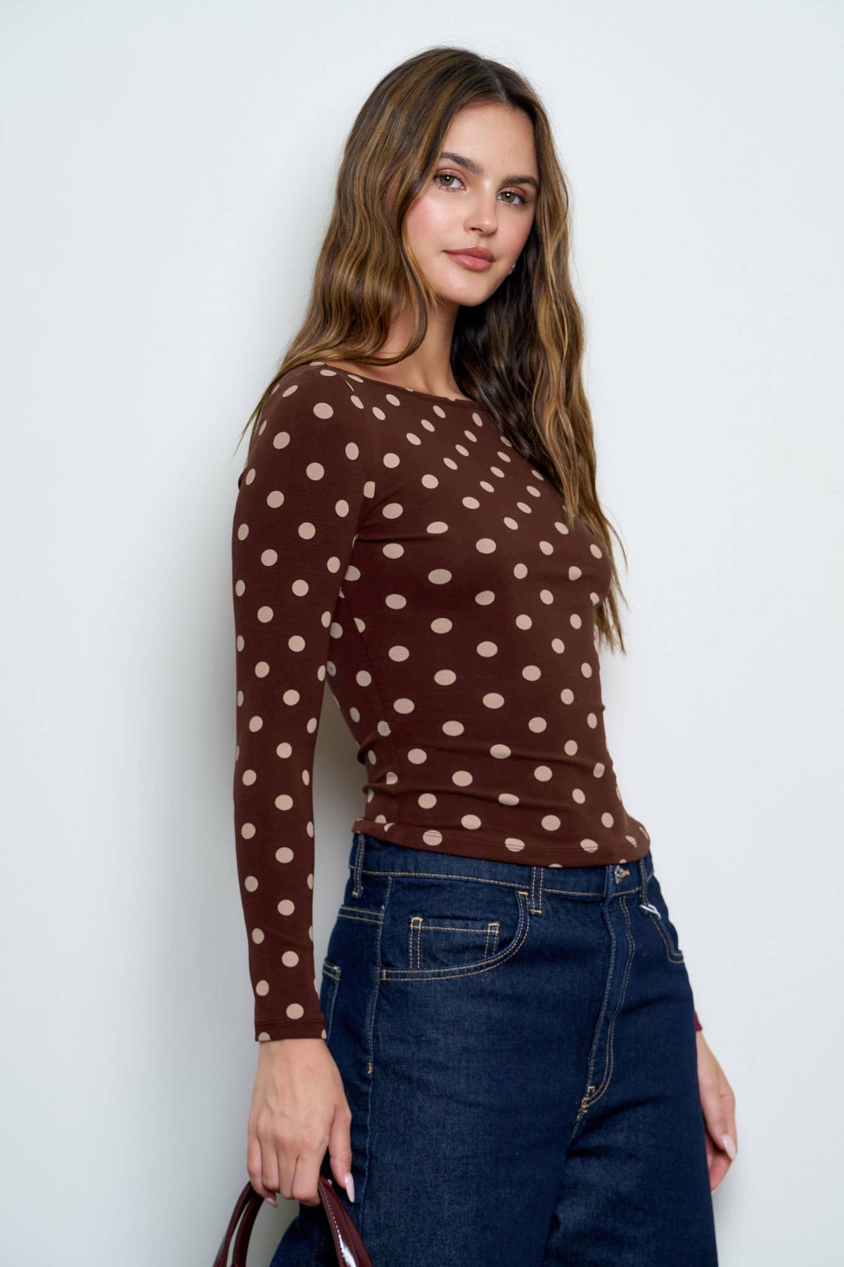 Dot to Dot Knit Top
