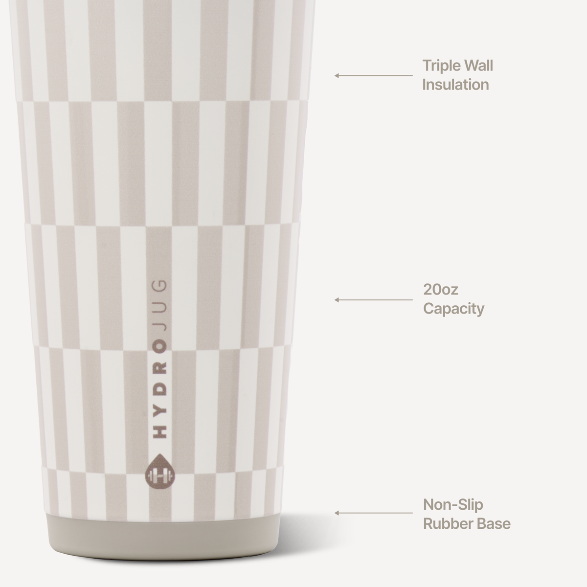 Latte HydroJug 20 oz Everyday Tumbler