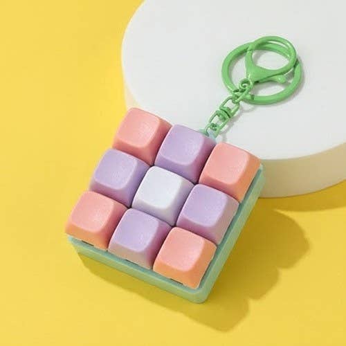 Keyboard Fidget Stress Relief Keychain