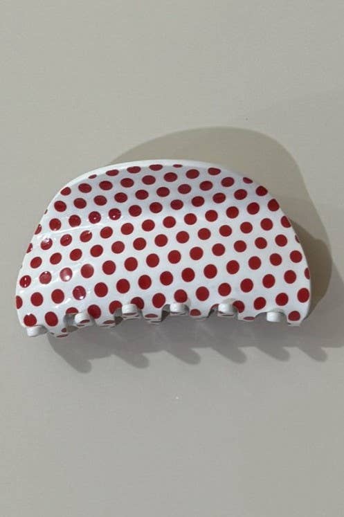 Polka Dot Hair Clips
