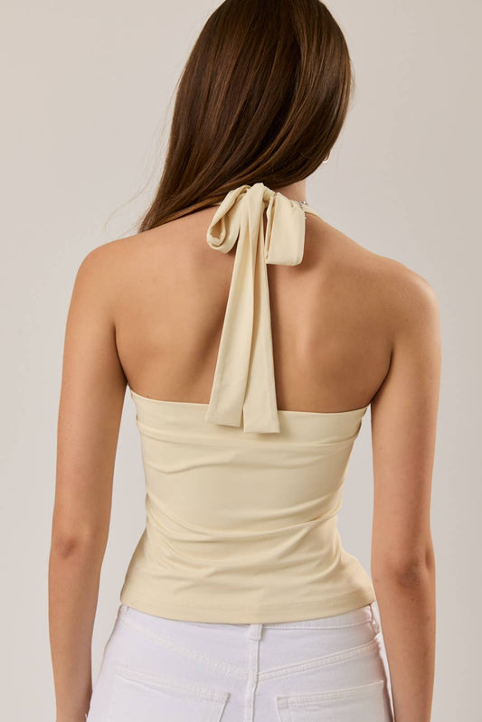 Buttercream Halter Top