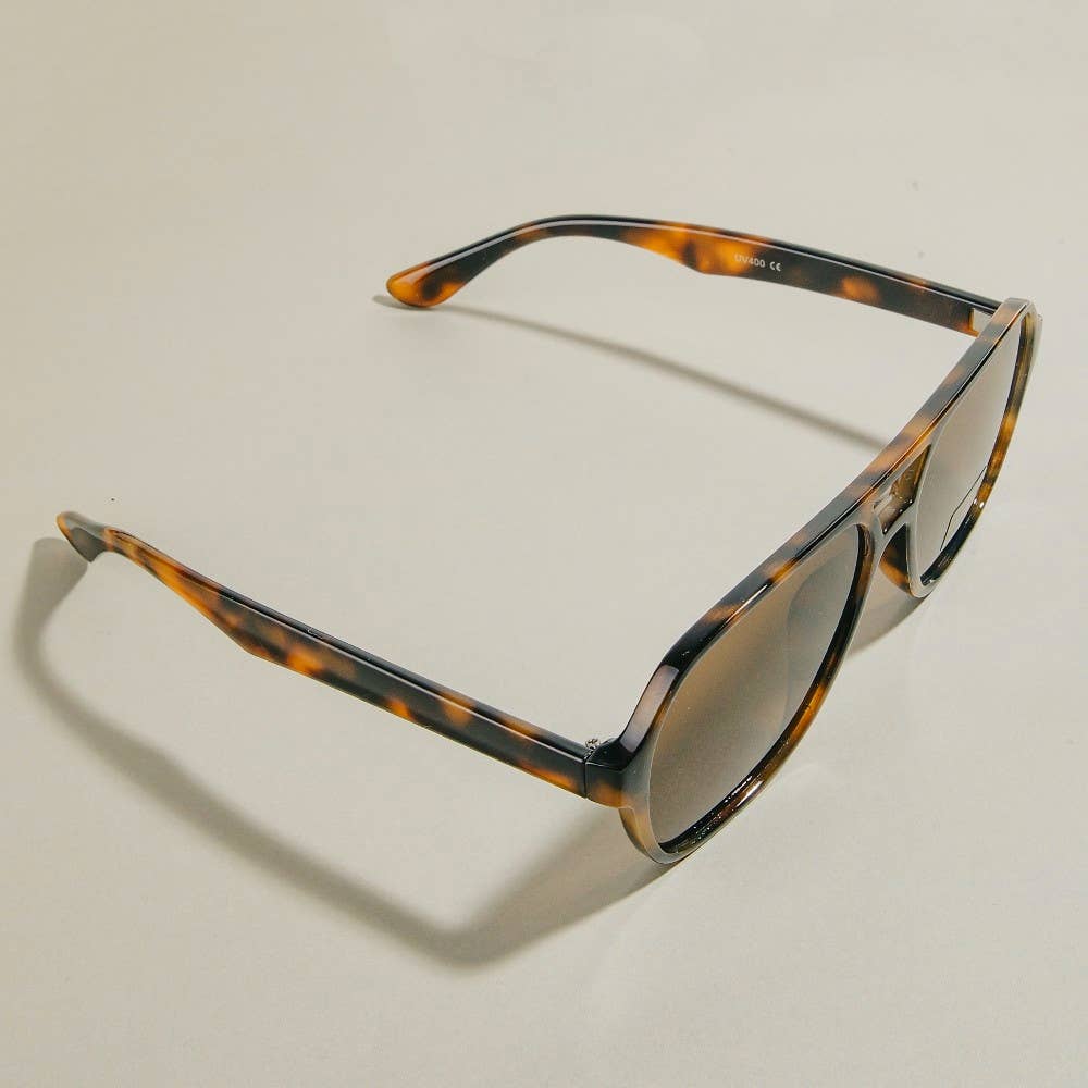 Modern Aviator Frame Sunglasses