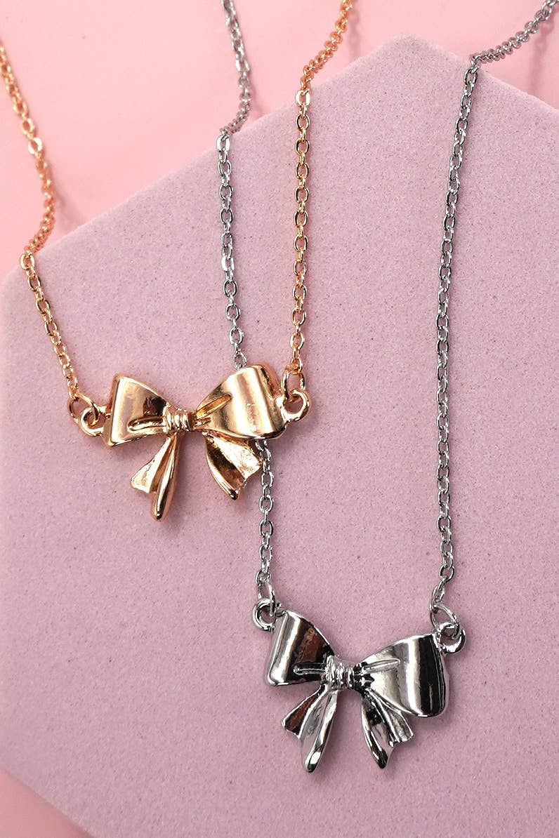 Petite Bow Necklace