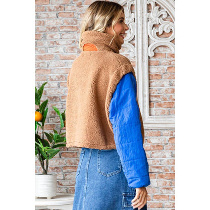 Alpine Quilted Half-Zip Sherpa | Choose Color