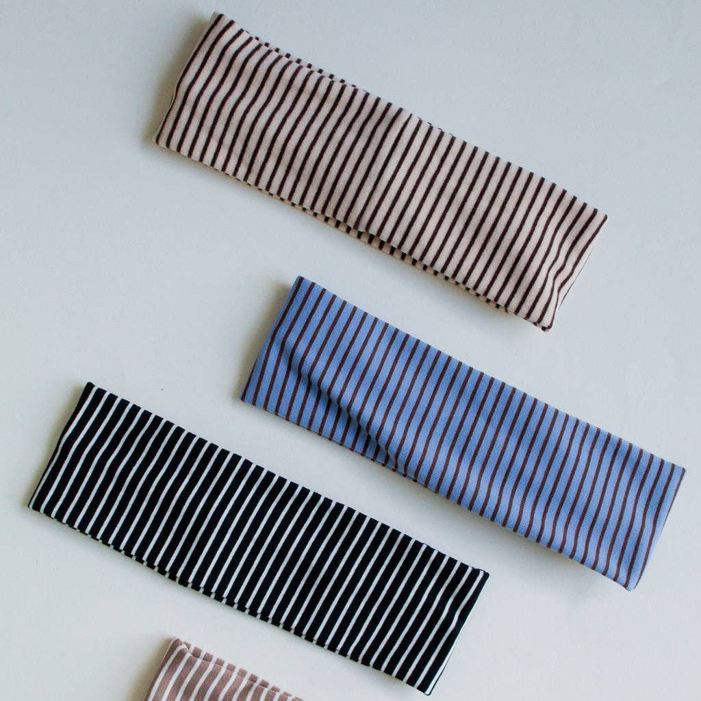 Soft Striped Stretchy Headband
