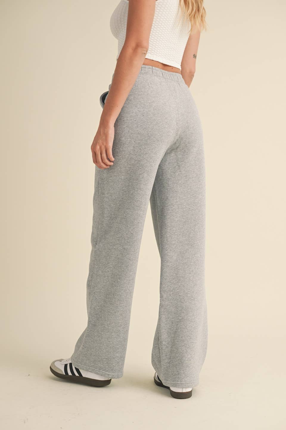 Cozy Fleece Wide Leg Sweatpants | Choose Color