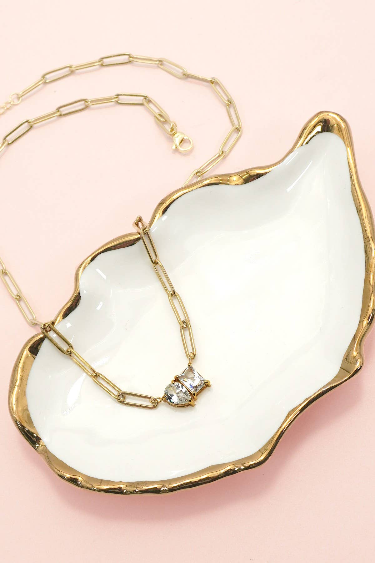 Twinkle Link Rhinestone Necklace