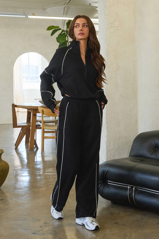 Piped Tracksuit Set