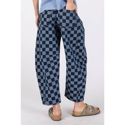 Checker Barrel Jeans
