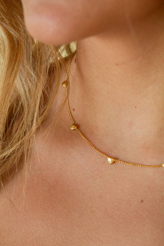 Hearted Chain Necklace