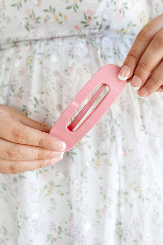 Glossy Flat Claw Clip