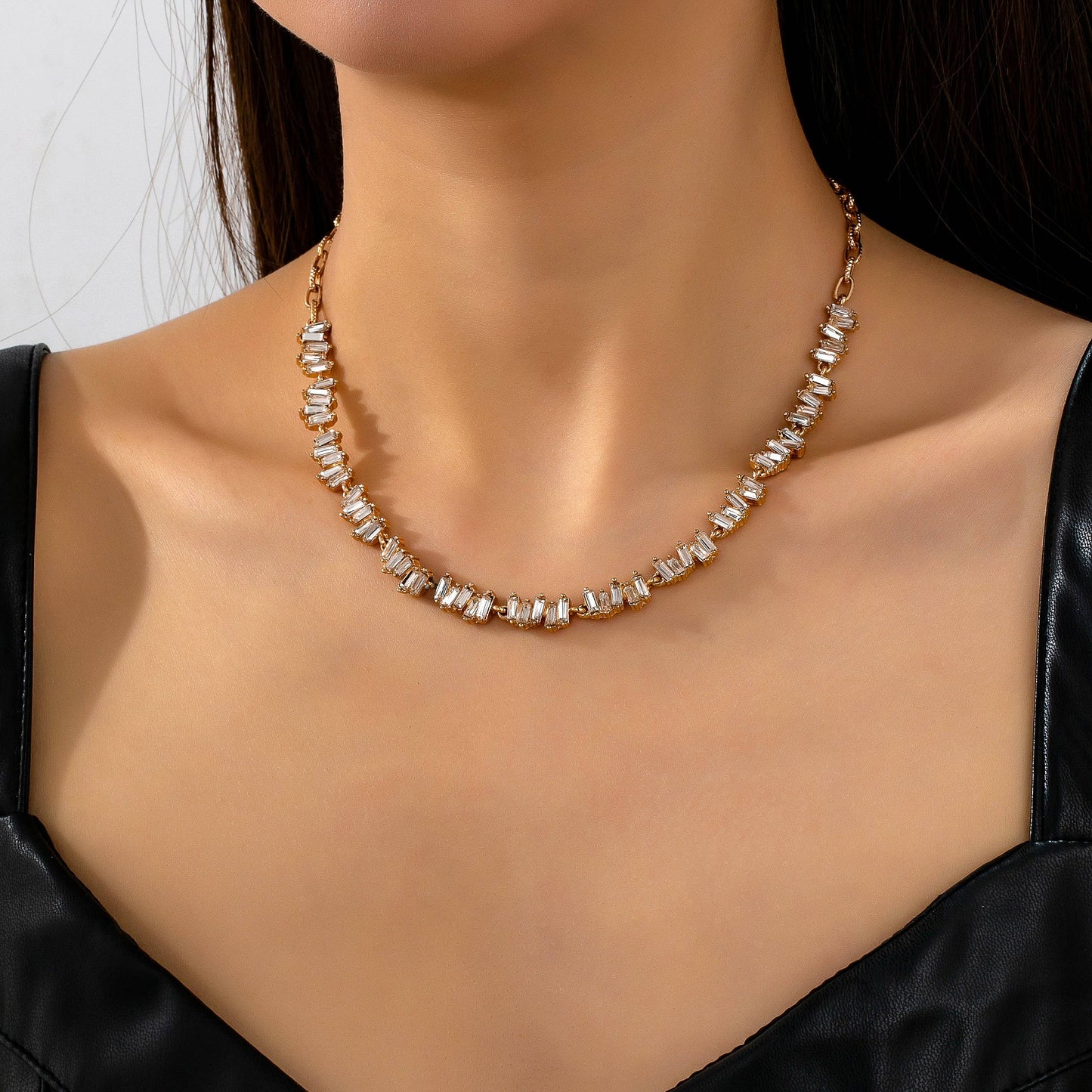 Dazzling Edge Necklace