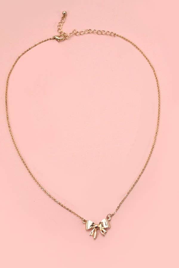 Petite Bow Necklace