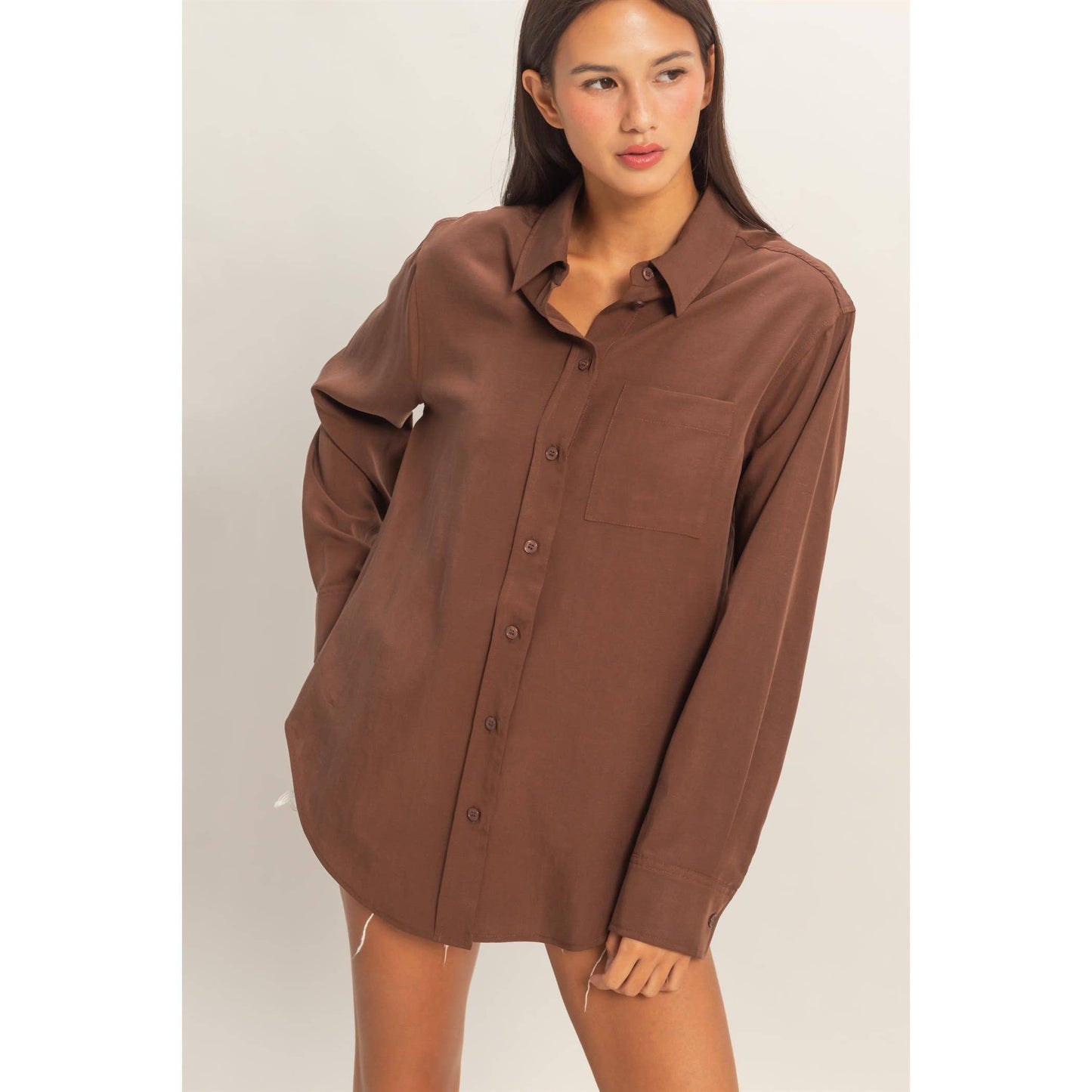Desert Drift Linen Button-Up