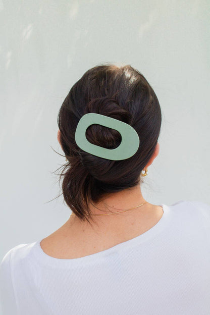 Circle Cutout Flat Claw Clip