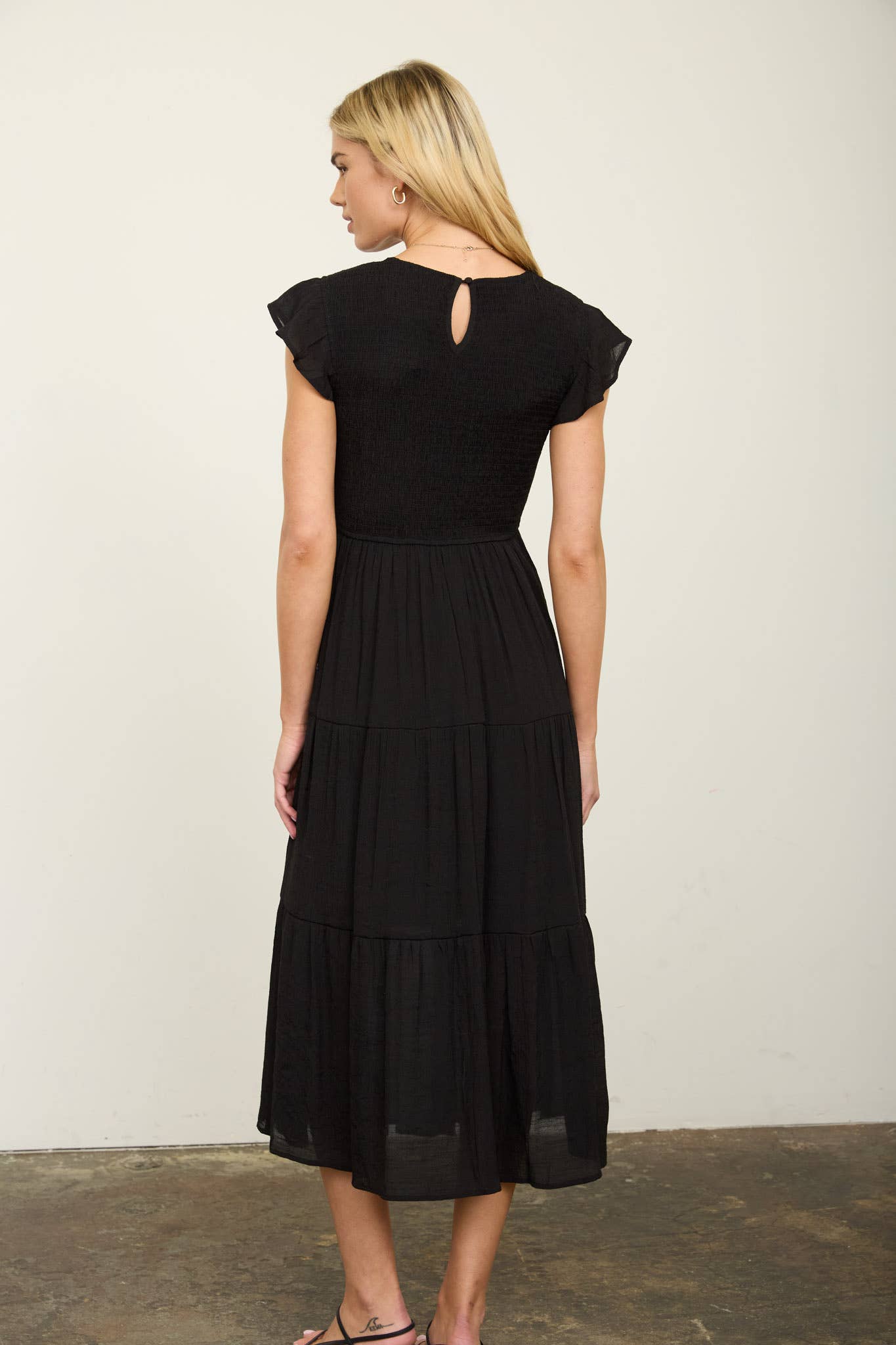 Simply Sweet Tiered Midi Dress