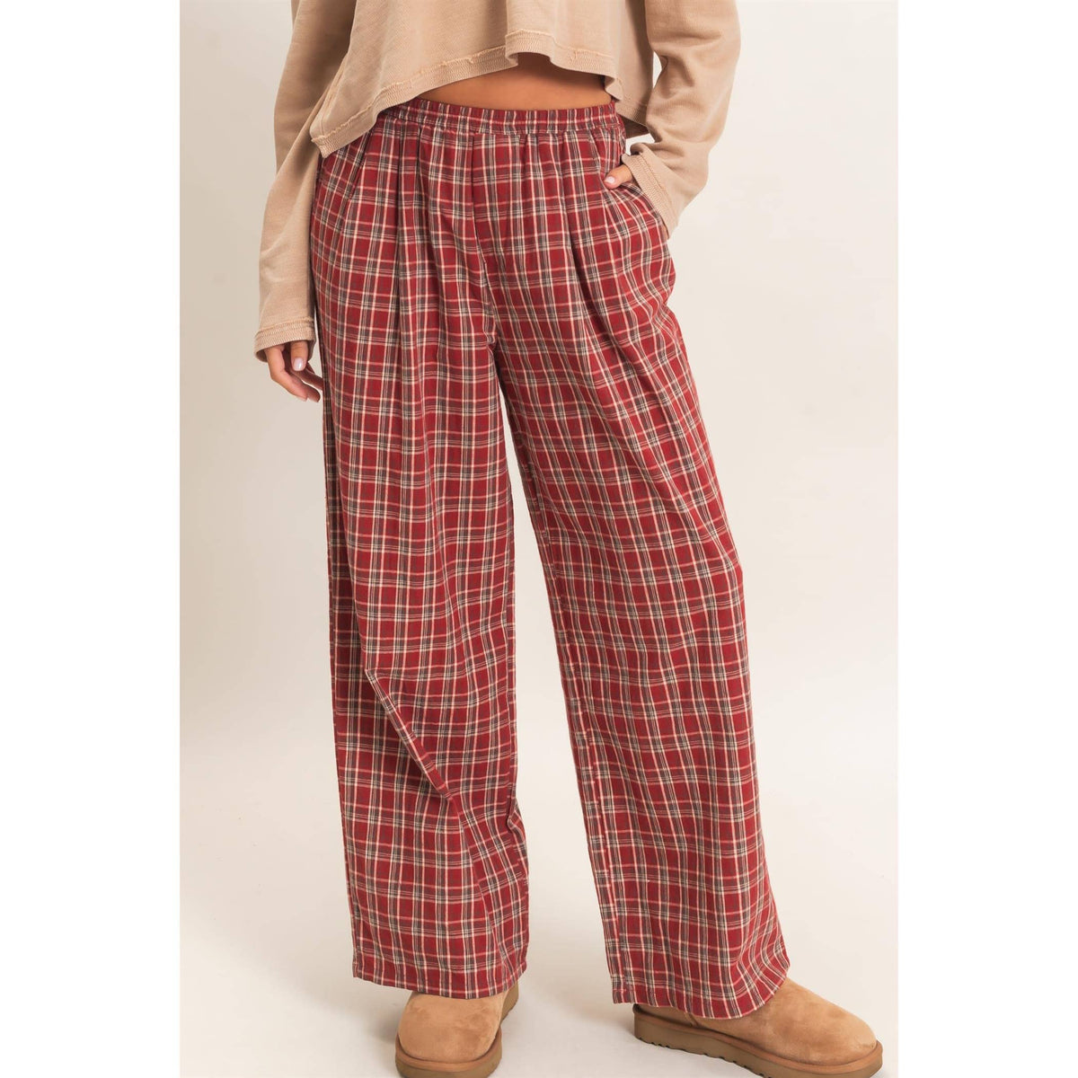 Slow Days Plaid Pants