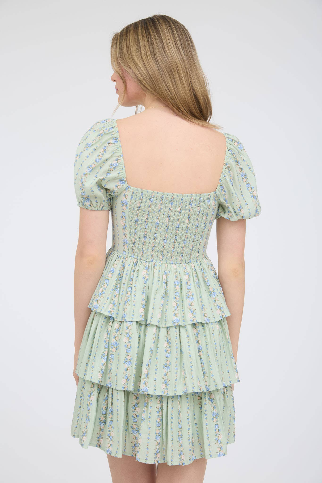 Blossom Tiered Mini Dress