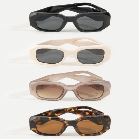 Rectangle Frame Sunglasses Set