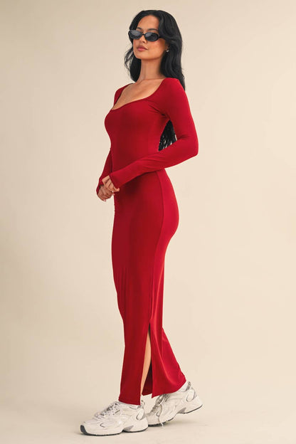 Soft Knit Maxi Dress