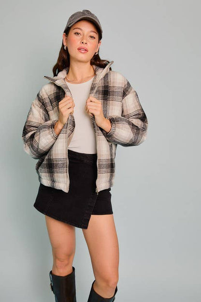 Gemma Plaid Jacket