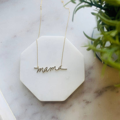 Mama Necklace | Choose Finish