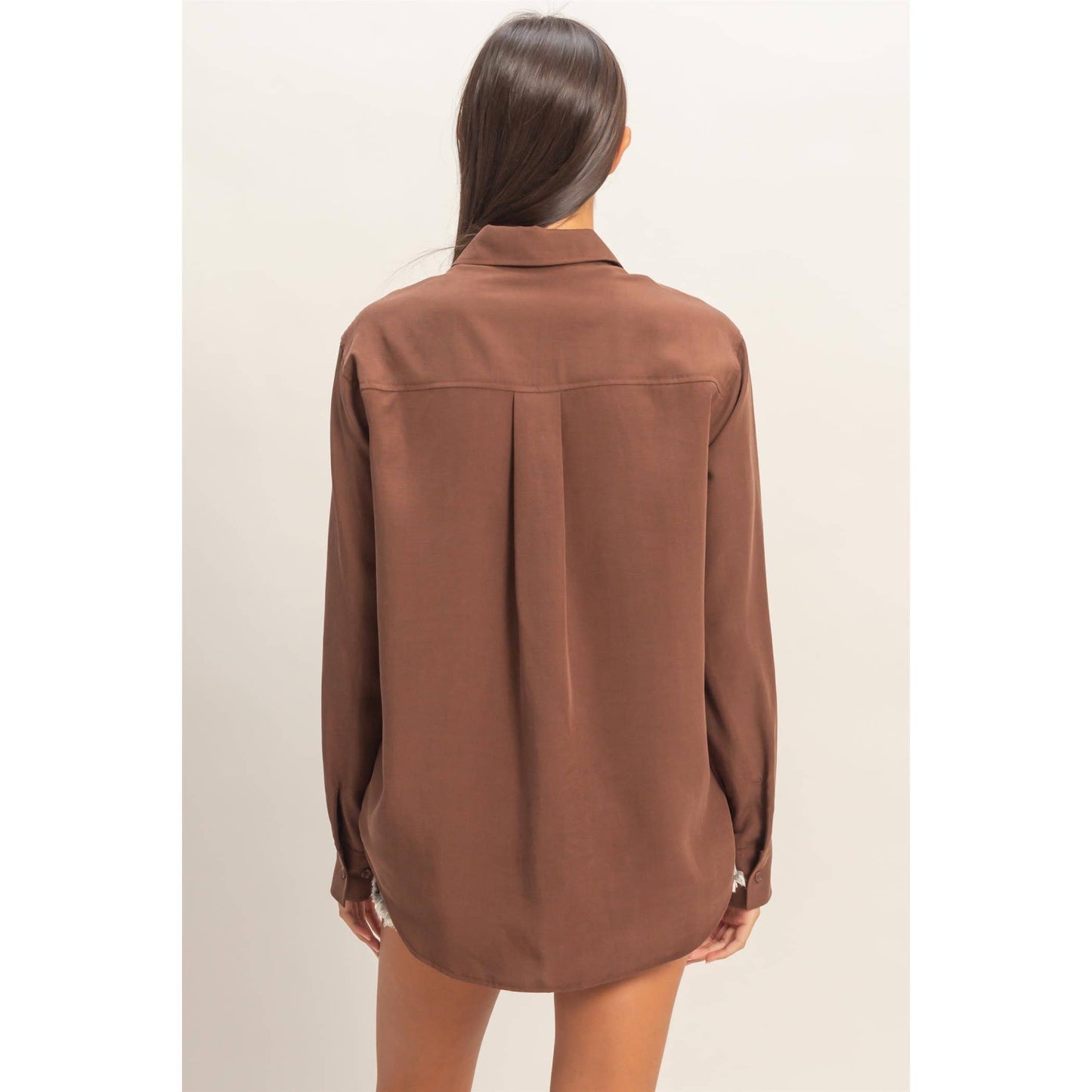 Desert Drift Linen Button-Up