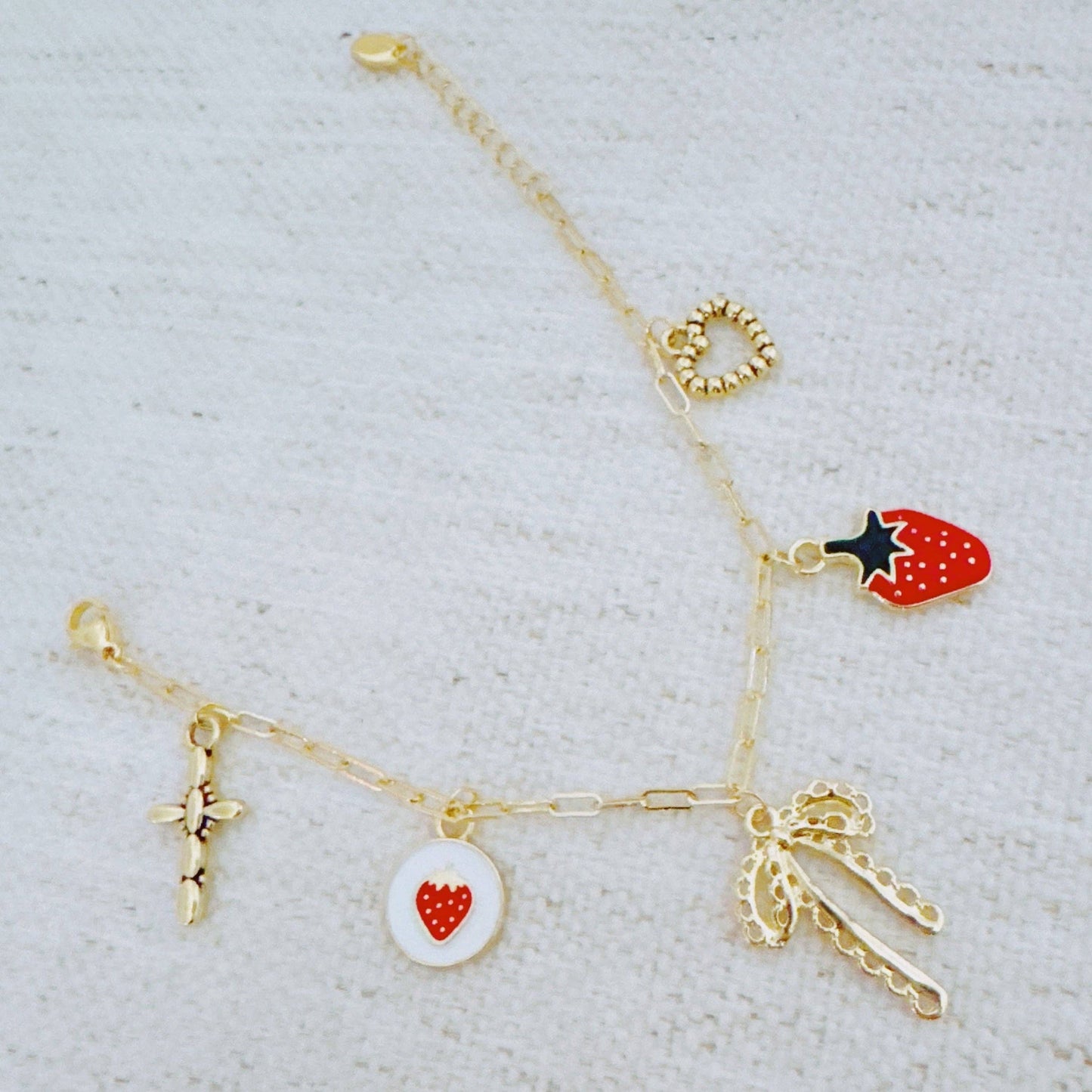 Berry Cute Charm Bracelet