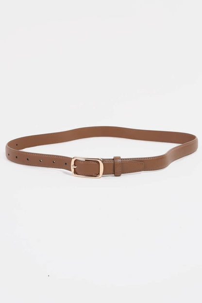 Metallic Leather Belt