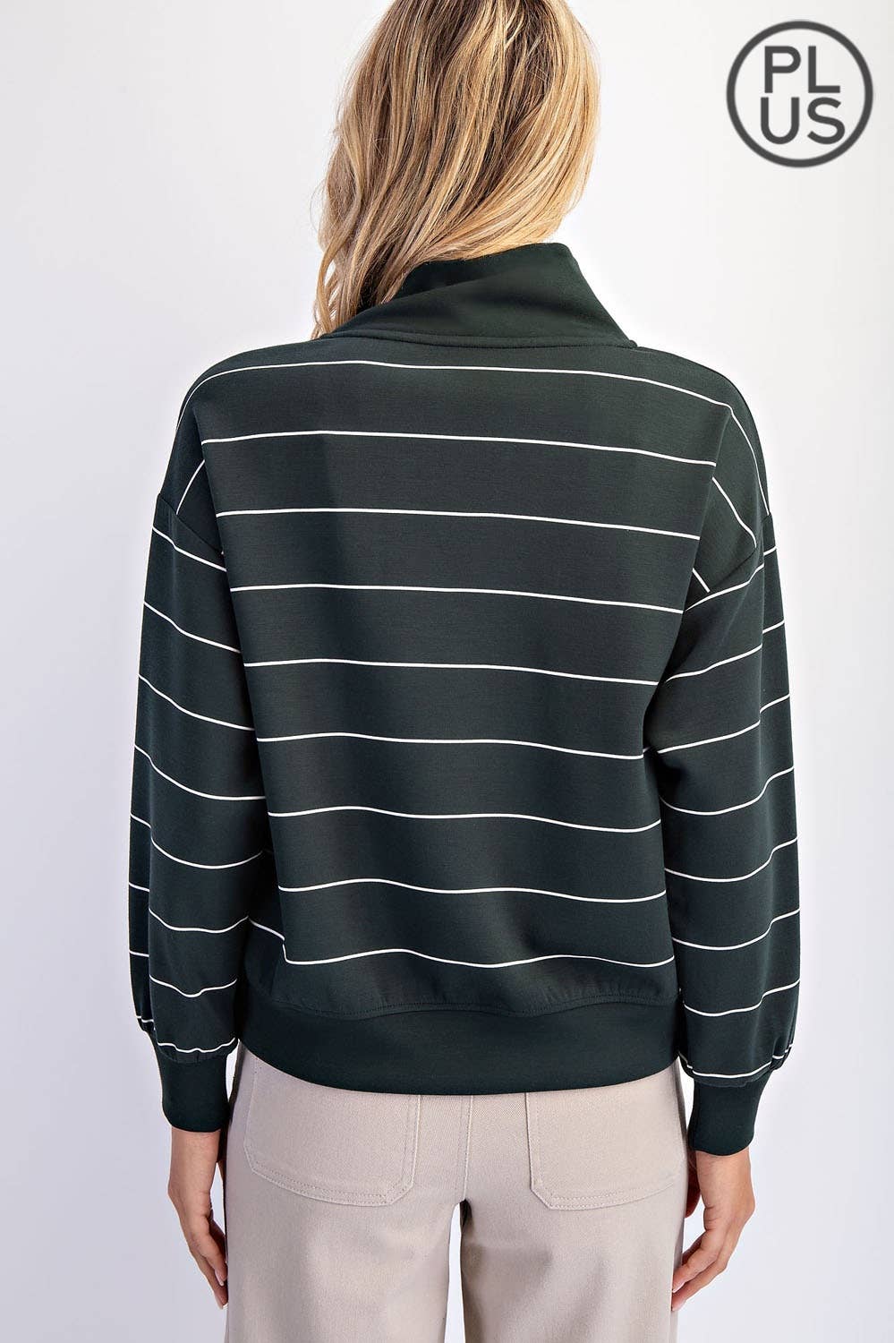 Plus Scuba V-Neck Pullover