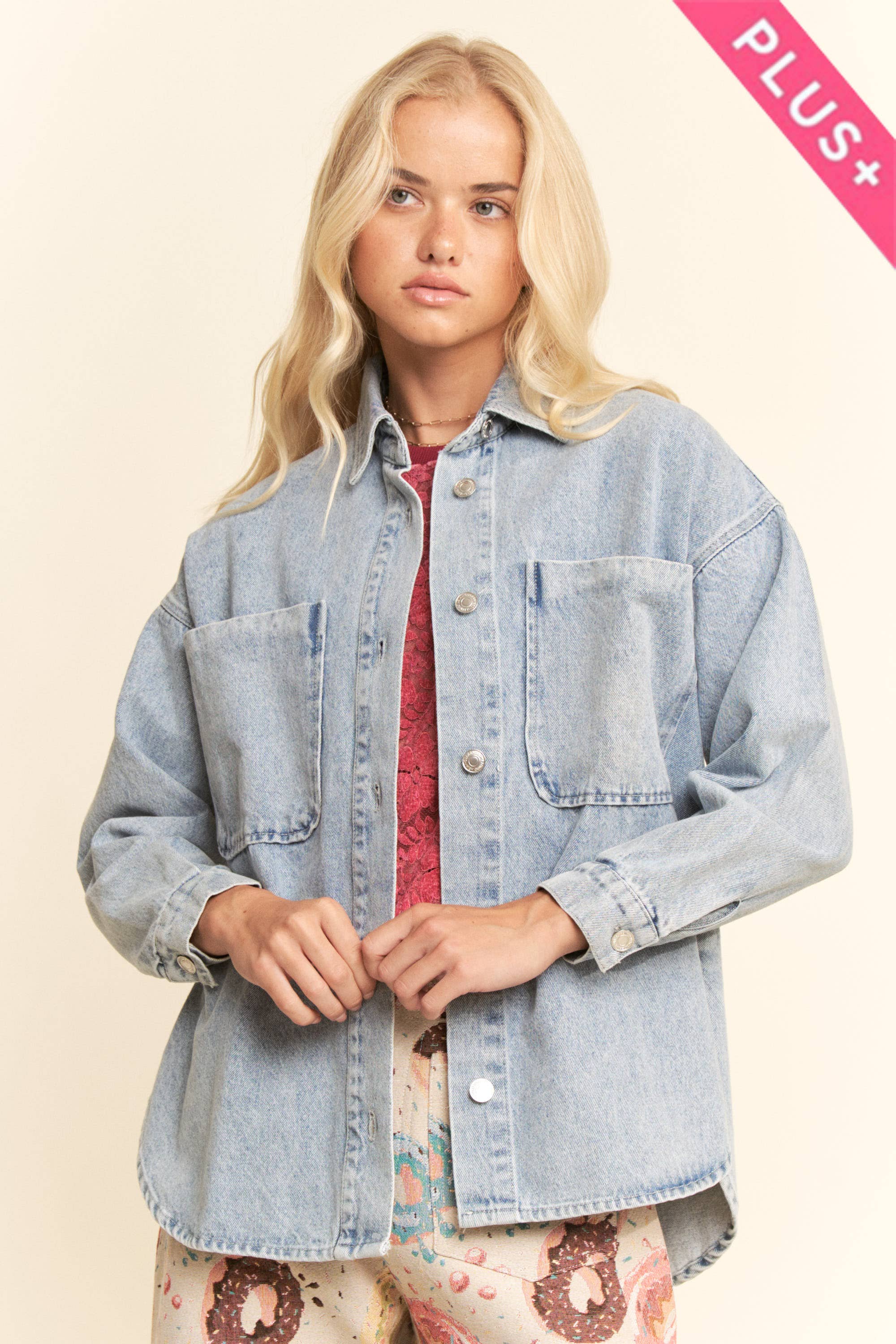 Plus All-American Denim Jacket – Stevie Ann and Company