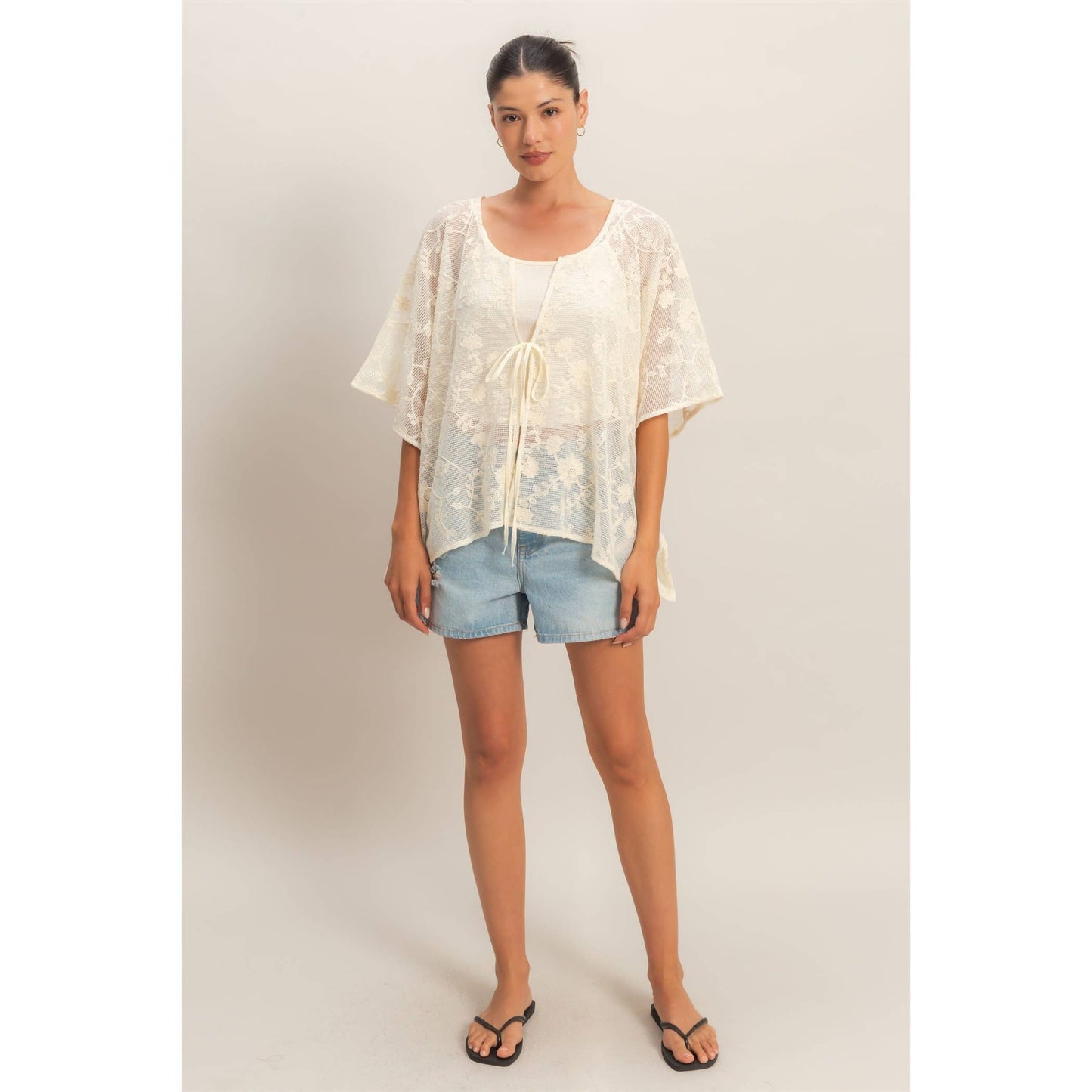 Floral Lace Cover-Up