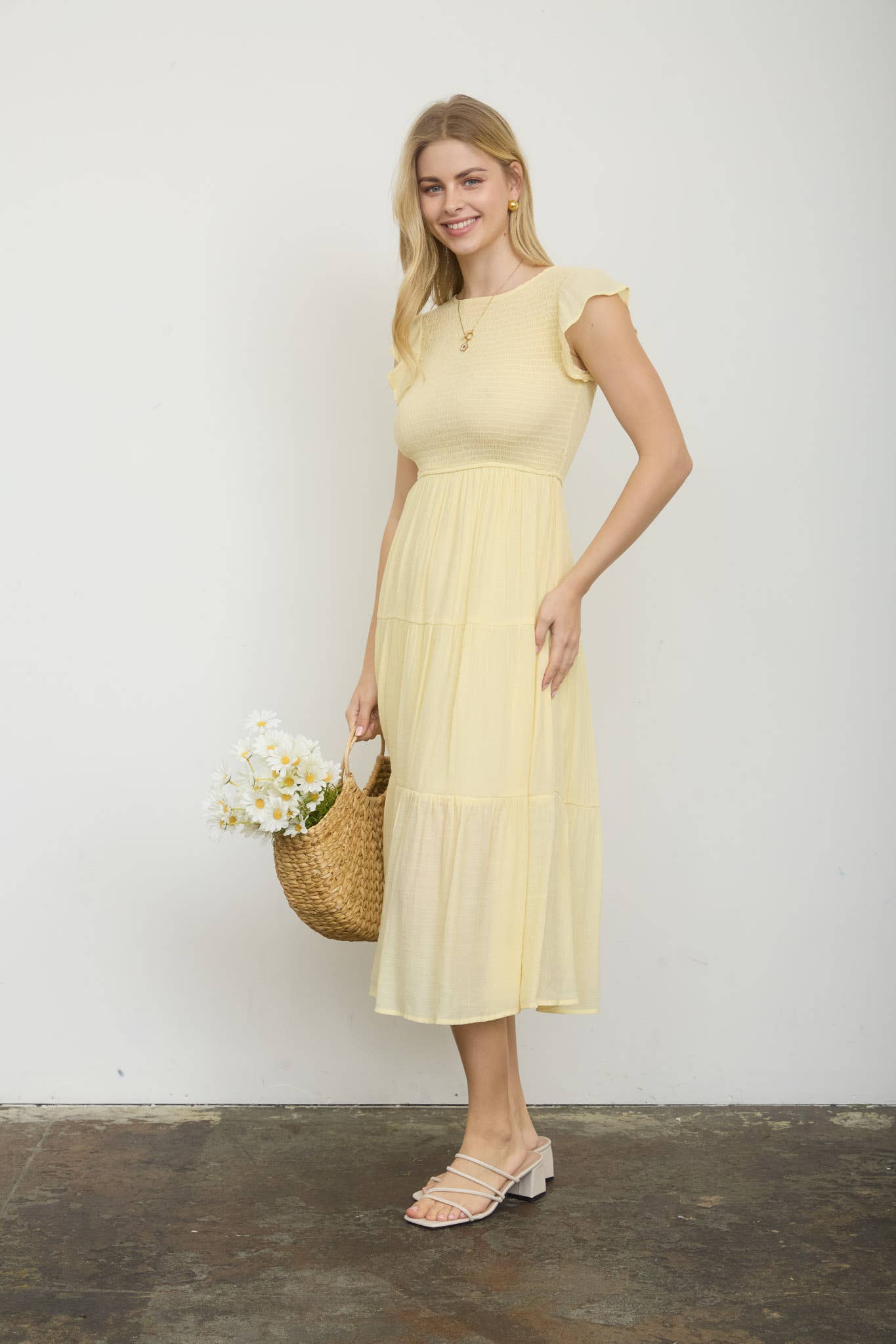 Simply Sweet Tiered Midi Dress