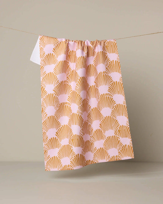 Royal Scallop Tea Towel