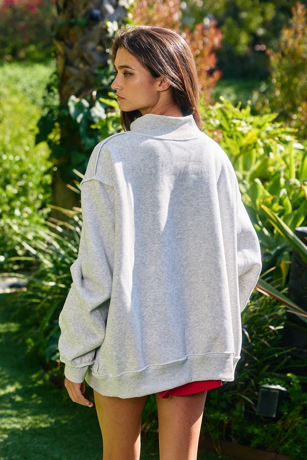 USA/America Print Reversible Mockneck