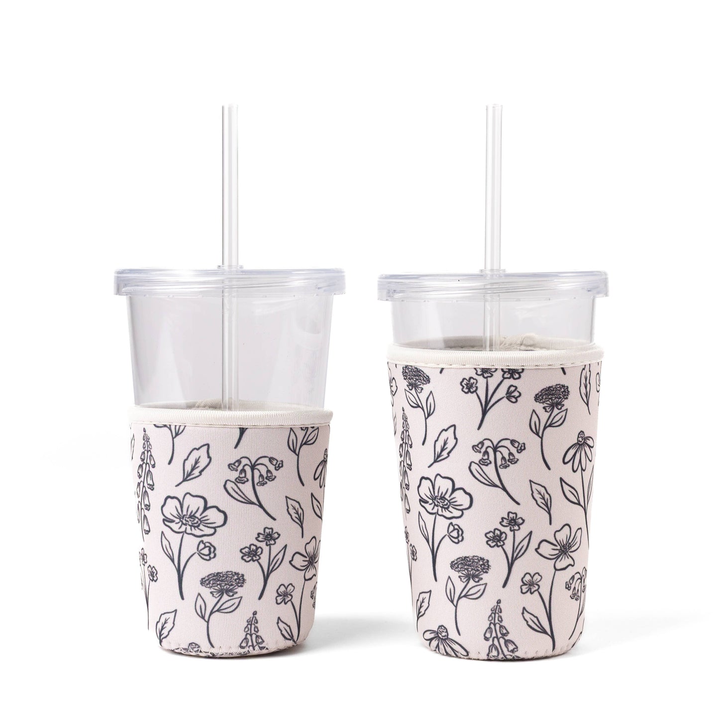 Pressed Floral Drink Sleeve