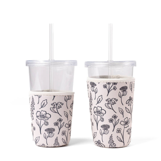 Pressed Floral Drink Sleeve