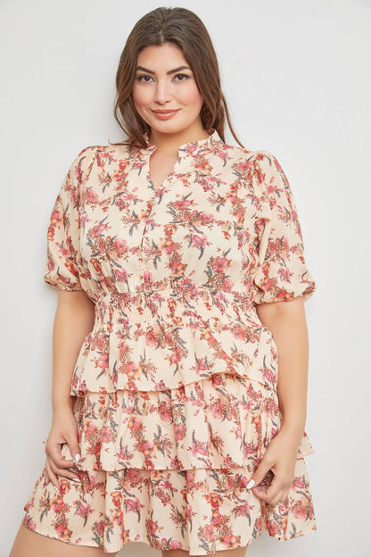 Plus Floral Dress | FINAL SALE