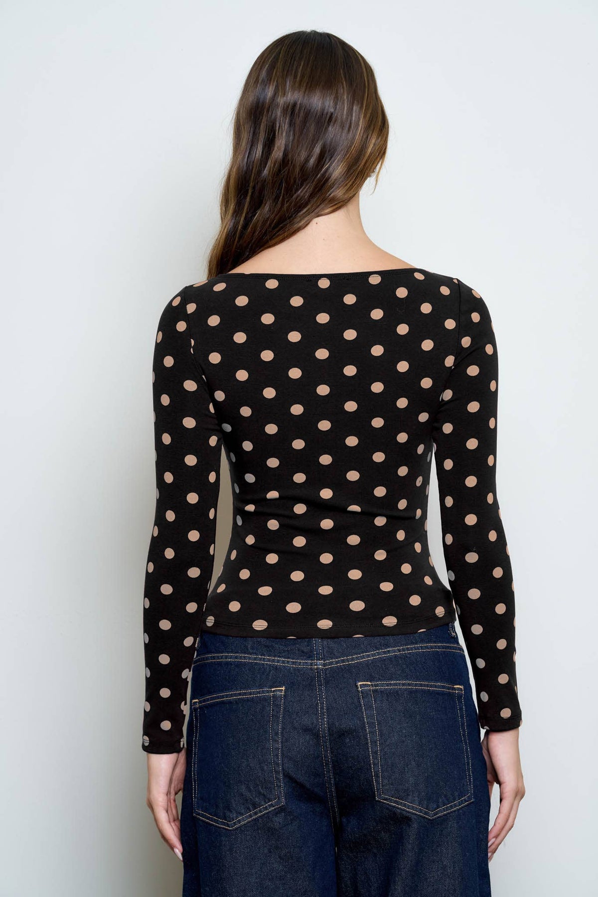 Dot to Dot Knit Top