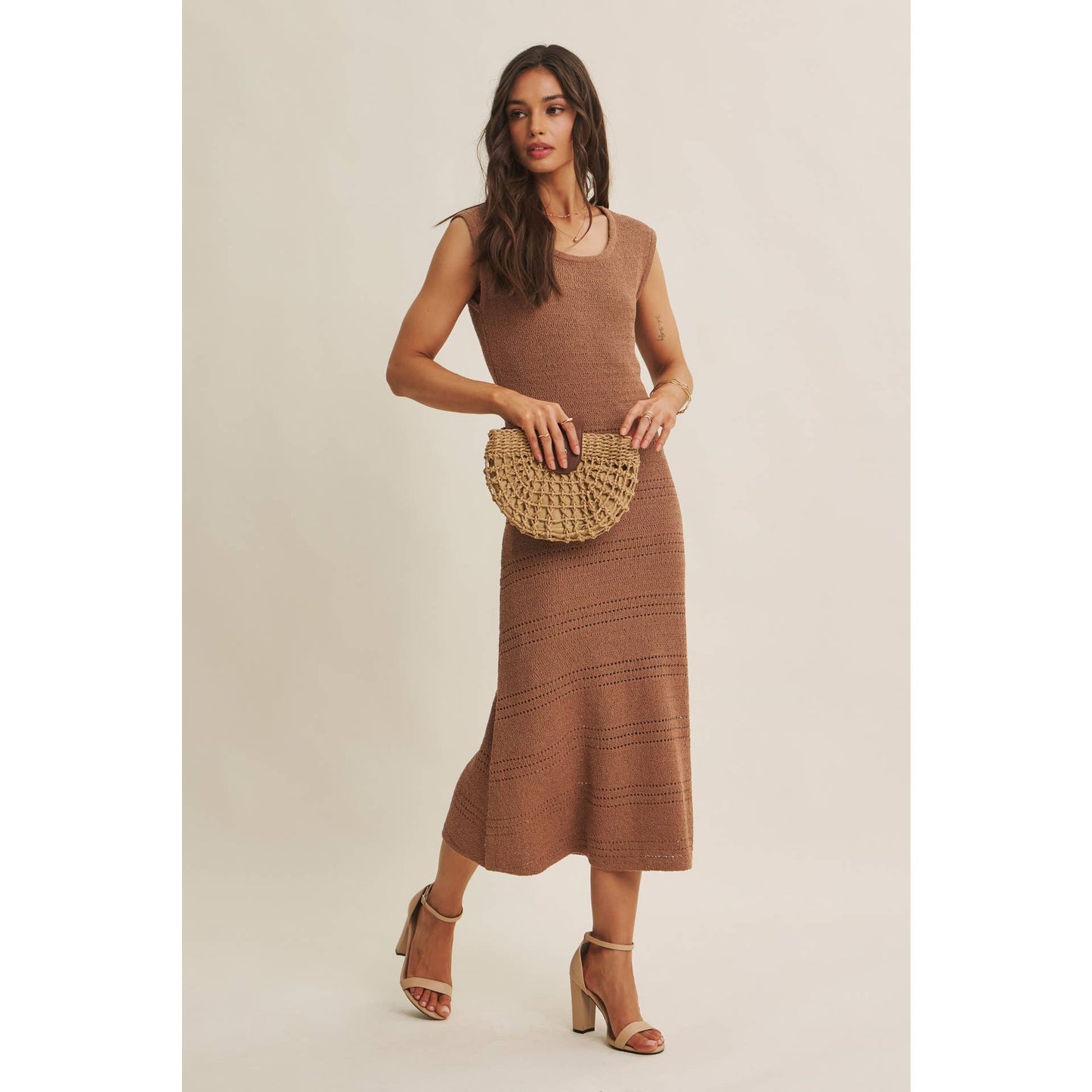 Coastal Knit Midi Dress